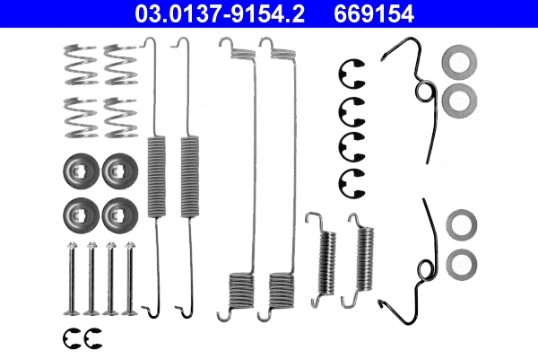 Accessory Kit, brake shoes (03.0137-9154.2)