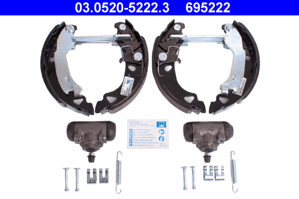 Brake Shoe Set (03.0520-5222.3)