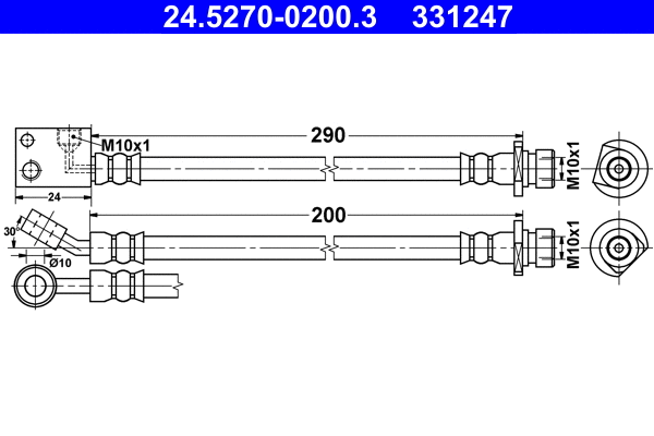 Brake Hose (24.5270-0200.3)