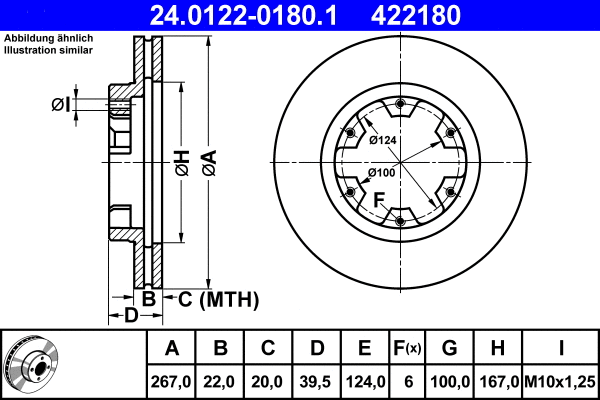 Brake Disc (24.0122-0180.1)