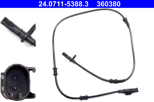 Sensor, wheel speed (24.0711-5388.3)