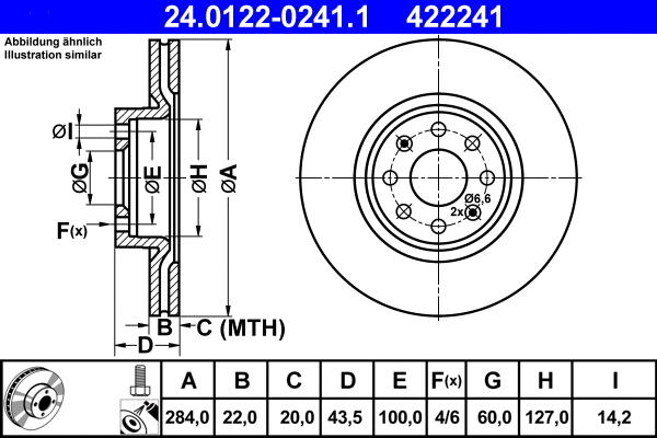 Brake Disc (24.0122-0241.1)