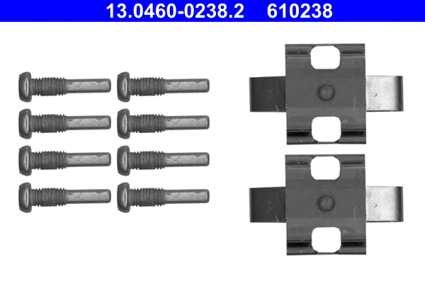 Accessory Kit, disc brake pad (13.0460-0238.2)