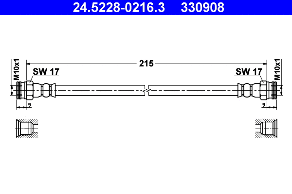 Brake Hose (24.5228-0216.3)