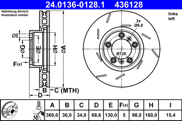 Brake Disc (24.0136-0128.1)