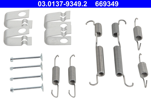 Accessory Kit, parking brake shoes