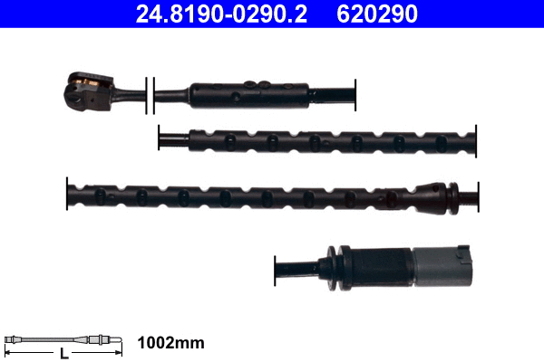 Warning Contact, brake pad wear (24.8190-0290.2)