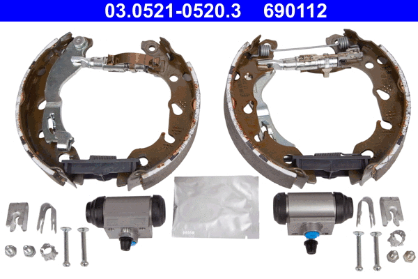 Brake Shoe Set (03.0521-0520.3)