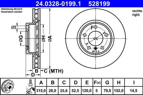 Brake Disc (24.0328-0199.1)