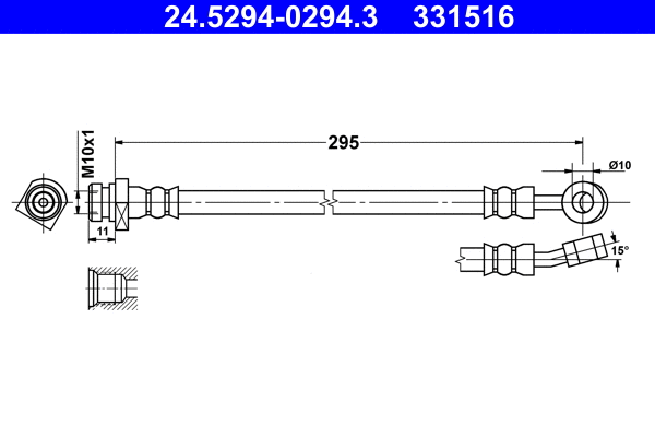 Brake Hose (24.5294-0294.3)