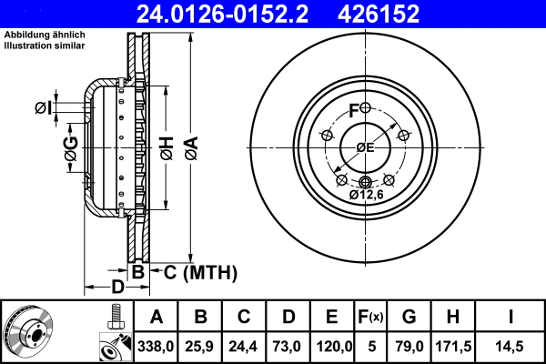 Brake Disc (24.0126-0152.2)
