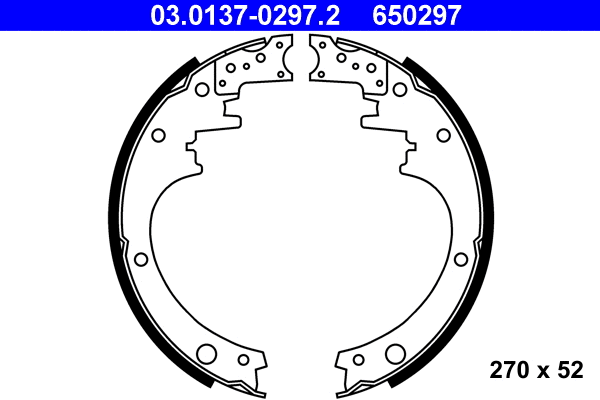 Brake Shoe Set (03.0137-0297.2)
