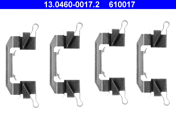 Accessory Kit, disc brake pad (13.0460-0017.2)