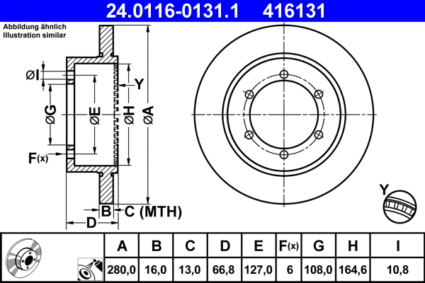 Brake Disc (24.0116-0131.1)