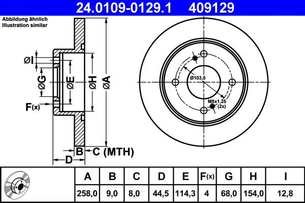 Brake Disc (24.0109-0129.1)