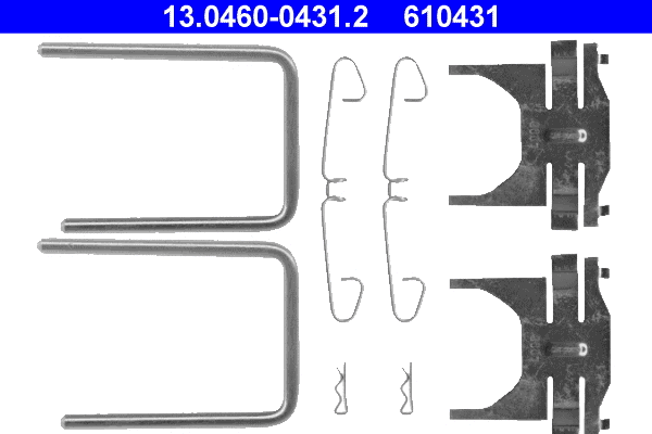 Accessory Kit, disc brake pad (13.0460-0431.2)