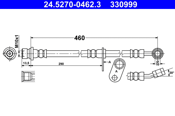 Brake Hose (24.5270-0462.3)