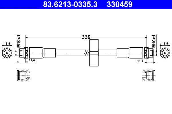 Brake Hose (83.6213-0335.3)