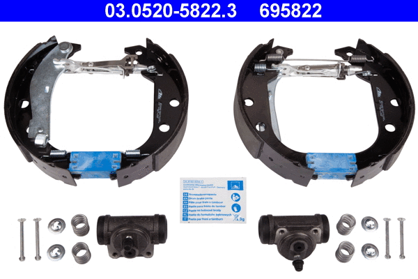Brake Shoe Set (03.0520-5822.3)