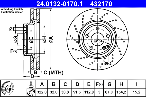 Brake Disc (24.0132-0170.1)