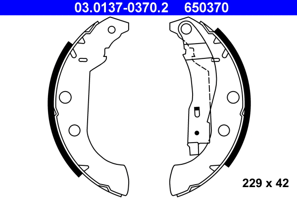 Brake Shoe Set (03.0137-0370.2)