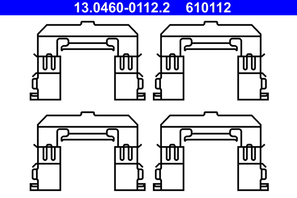 Accessory Kit, disc brake pad (13.0460-0112.2)