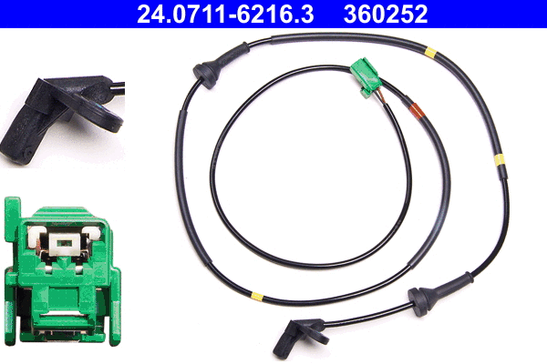 Sensor, wheel speed (24.0711-6216.3)