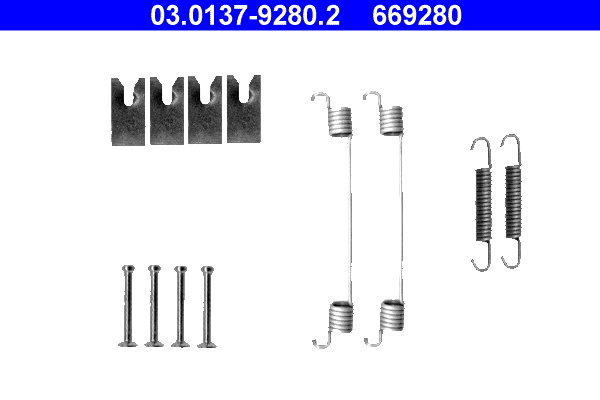 Accessory Kit, brake shoes (03.0137-9280.2)