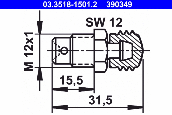 Breather Screw/Valve (03.3518-1501.2)