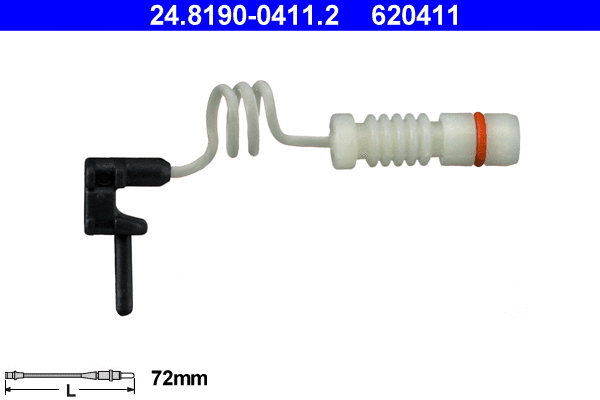 Warning Contact, brake pad wear (24.8190-0411.2)