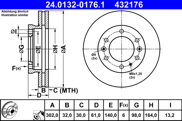 Brake Disc (24.0132-0176.1)