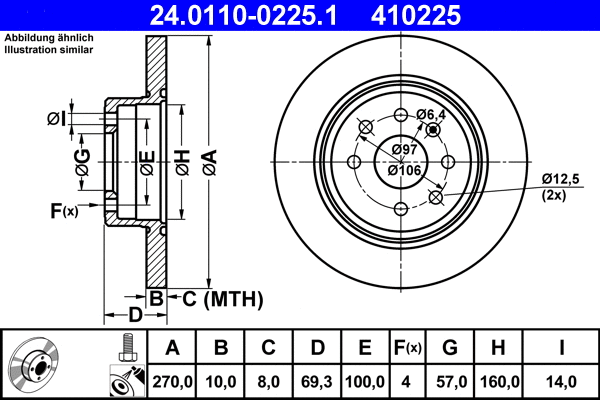 Brake Disc (24.0110-0225.1)