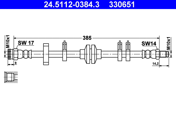 Brake Hose (24.5112-0384.3)