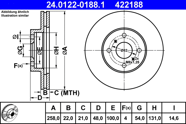 Brake Disc (24.0122-0188.1)