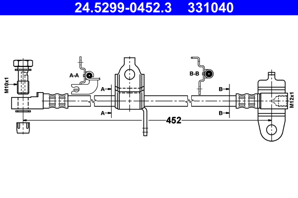 Brake Hose (24.5299-0452.3)
