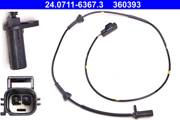 Sensor, wheel speed (24.0711-6367.3)