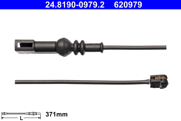 Warning Contact, brake pad wear (24.8190-0979.2)