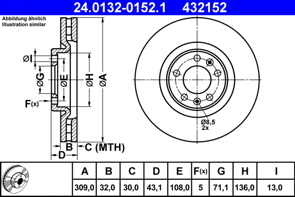 Brake Disc (24.0132-0152.1)