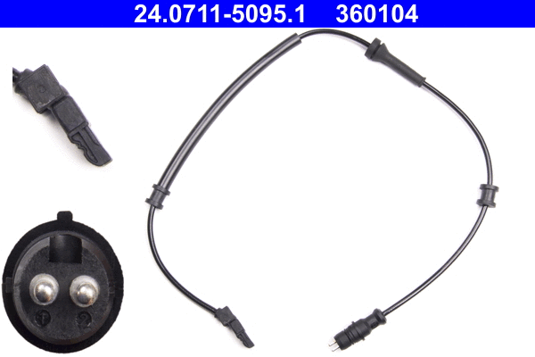 Sensor, wheel speed (24.0711-5095.1)