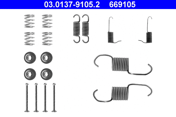 Accessory Kit, brake shoes (03.0137-9105.2)