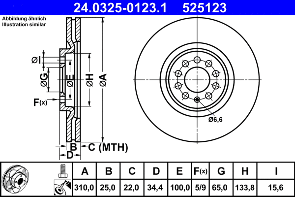 Brake Disc (24.0325-0123.1)