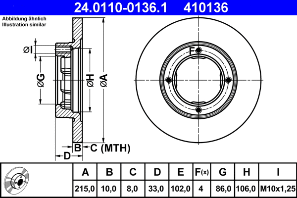 Brake Disc (24.0110-0136.1)