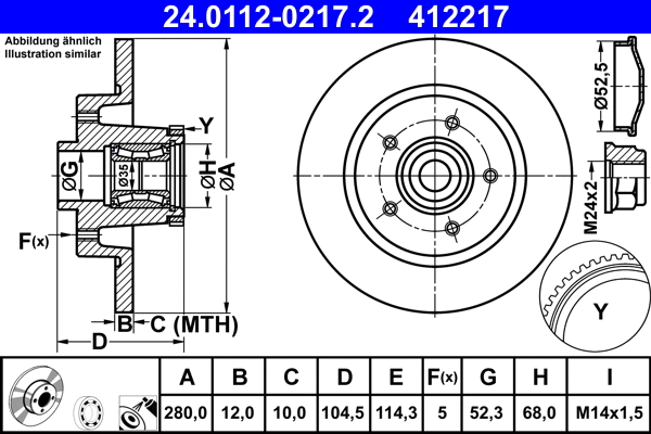 Brake Disc (24.0112-0217.2)