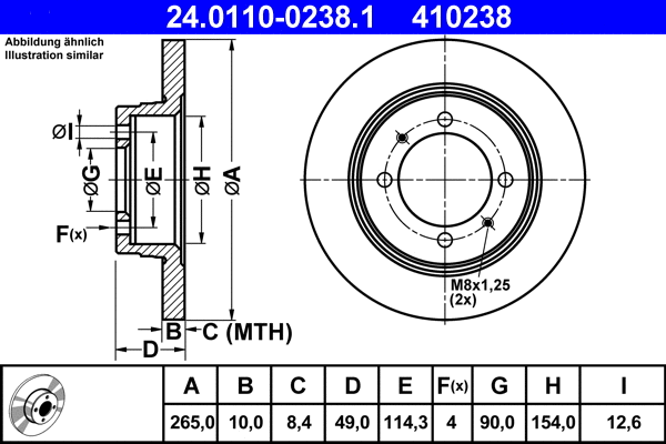 Brake Disc (24.0110-0238.1)