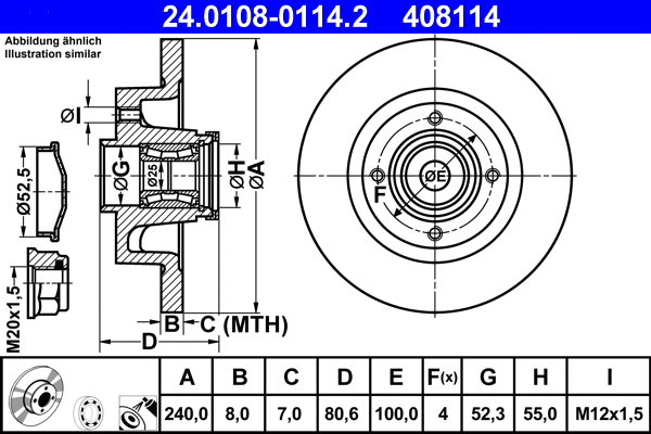 Brake Disc (24.0108-0114.2)