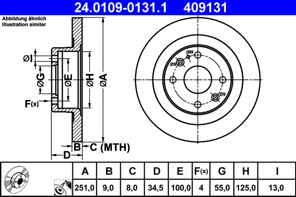 Brake Disc (24.0109-0131.1)