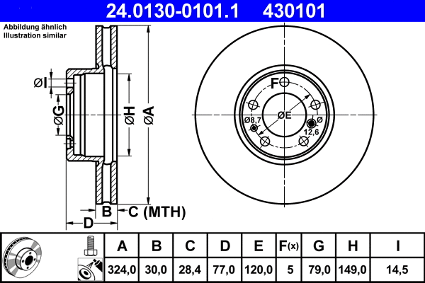Brake Disc (24.0130-0101.1)