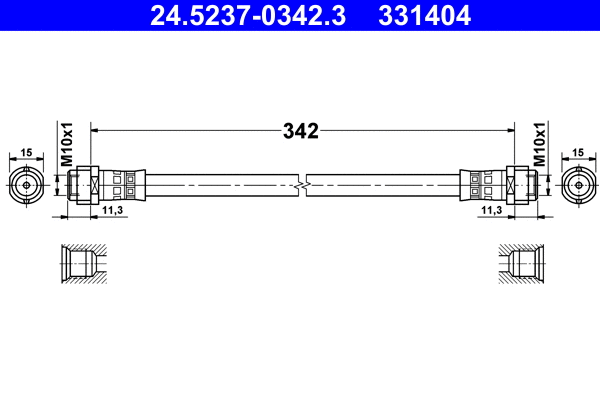 Brake Hose (24.5237-0342.3)