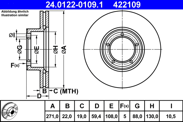 Brake Disc (24.0122-0109.1)
