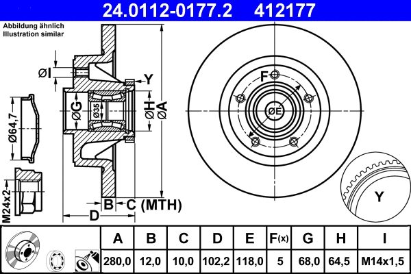 Brake Disc (24.0112-0177.2)